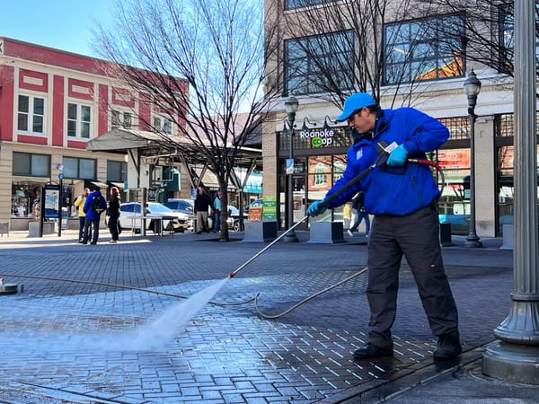 DRI Ambassadors Keep Downtown Roanoke Streets Clean and Welcoming