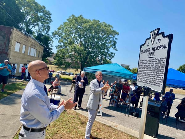 Claytor Clinic Gains State Historical Marker, But Future of Gainsboro Property Unclear